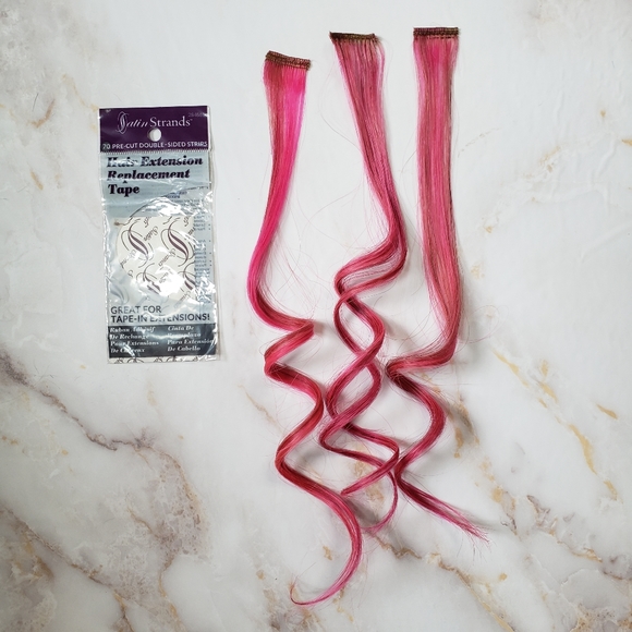 Euronext Pink Tape-In Human Hair Extensions - Picture 8 of 14